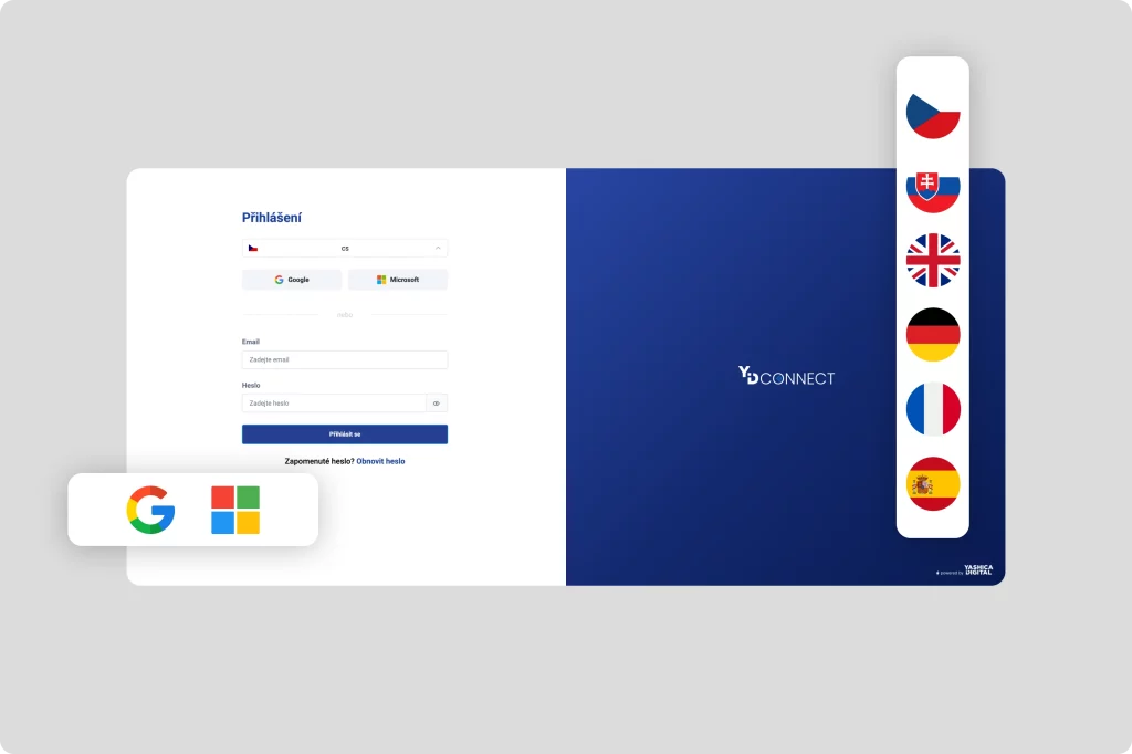 Novinky ve YDconnect
